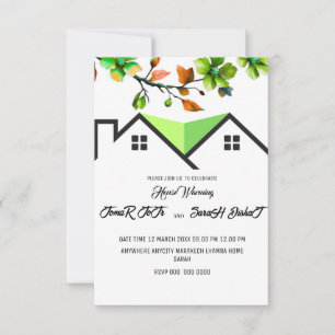 Editable House Warm Investigation, House Warming P OSA Kort
