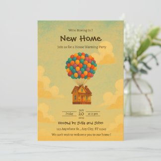 Editable Housewarming Invitation Inbjudningar