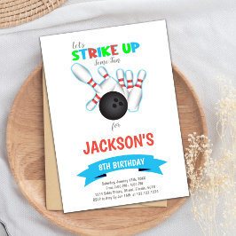 Editable Kids Party Inbjudan för pojkar eller flic