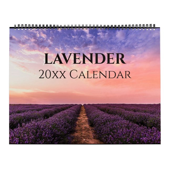 Editable Loely Lavender Kalender (Omslag)