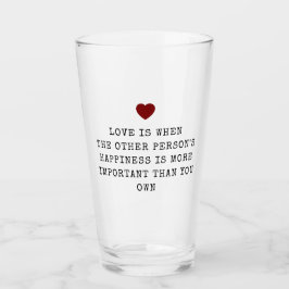 Editable Love Quote Valentine's  Glaskopp