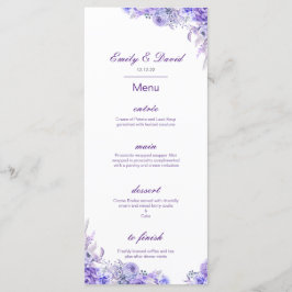 Editable Menu, Wedding Menu, Baby Shower, Bridal Meny