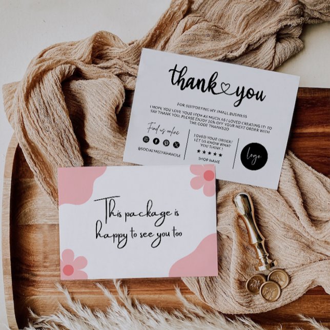 Editable Modern Business - tackkort, Tack Kort (Editable Modern Business Thank You Card,)