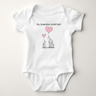 Editable My Grandma Kärlek Me Elephants T Shirt
