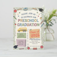 Editable Notebook School Buss Preschool Studenten