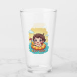 Editable Pool Ring with Drink Art Glaskopp<br><div class="desc">Float your name into summer! This playful design features a floating pool ring, a chilled drink in hand, and your custom name front and center — perfect for beach days, pool parties, bachelorettes, or girls’ trips. Personalize it for your squad or treat yourself to the ultimate summer vibe. Ideal for...</div>