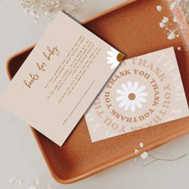 Editable rosa Boho babydusch bokar för baby
