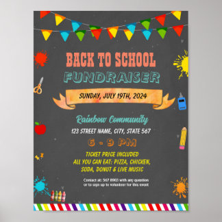 Editable School Open House Flyer Poster