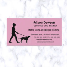 Editable Silhouette Hund med Dam-tränare