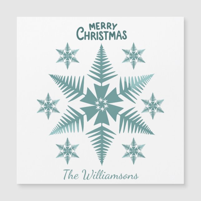 Editable Snowflake Christmas/Holiday (Framsida)