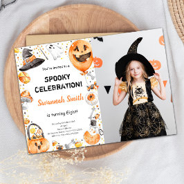 Editable Spooky Party Card Inbjudningar
