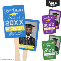 Editable Studenten Garden Flagga Namn & School Nam