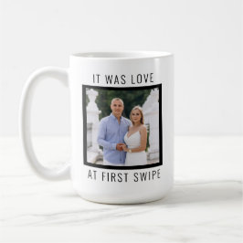 Editable Text and Custom Photo Valentine's Day  Kaffemugg