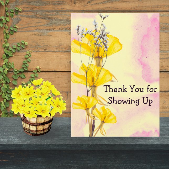 Editable Thank You Card for Therapy Clients Simple Tack Kort (Skapare uppladdad)