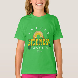 Editable Vår St. Patrick's Day Spread Kindness T Shirt