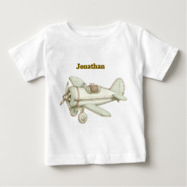 Editable Vintage Neutral Baby T-Shirt 
