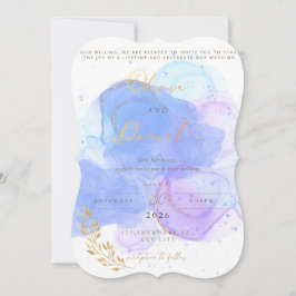 Editable wedding invitation design file spara datumet