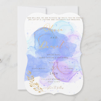 Editable wedding invitation design file spara datumet