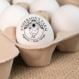 Editable Witchy Tarot Fresh Eggs Family Farm Stämpel