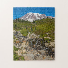 Edith Bäck Mount Rainier Lodrät Jigszle Puzzle Pussel