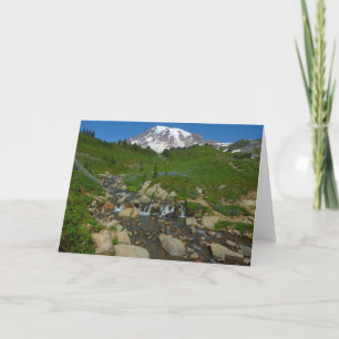 Edith Creek vid Mount Rainier National Park Kort