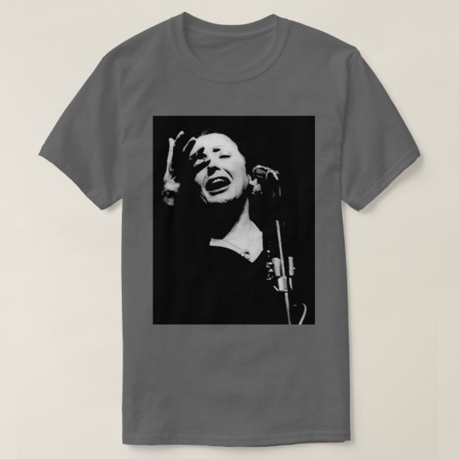 edith Piaf T Shirt (Design framsida)