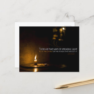 Edith Wharton inspirationsoffert "Light" Vykort