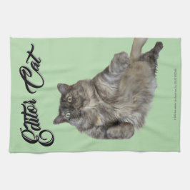 Editor Cat by RoseWrites Kitchen Towel Kökshandduk