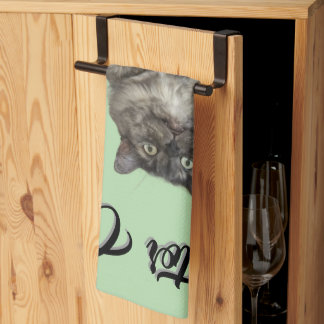 Editor Cat by RoseWrites Kitchen Towel Kökshandduk