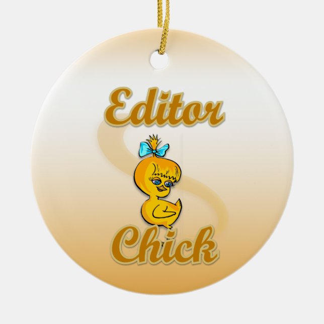 Editor-Chick Julgransprydnad Keramik (Framsidan)