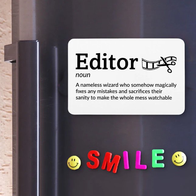 Editor Definition - Set Life 4 tum x 6 tum Flex Magnet (Skapare uppladdad)