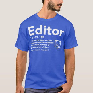 Editor-definitionsstöd för funktionellt presentati t shirt