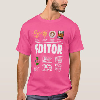 Editor Job ProfesDefinition Skills Coffee Whi T Shirt