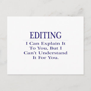 Editor Joke ... Förklara ej Vykort