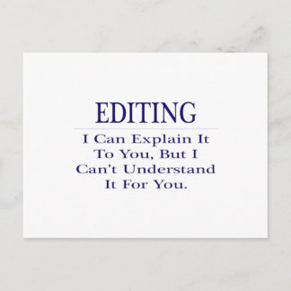 Editor Joke ... Förklara ej Vykort