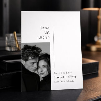 Editorial Luxury Photo Wedding Save the Date Spara Datumet