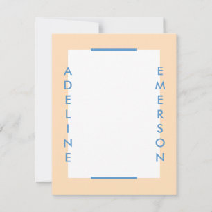Editorial Modern Typography Stationery - Guld