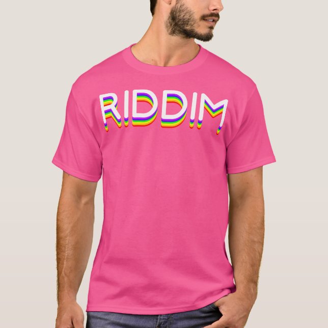 Edm Festival Riddim T Shirt (Framsida)