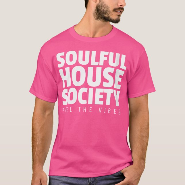 Edm för kvinnlig själslig musik t shirt (Framsida)