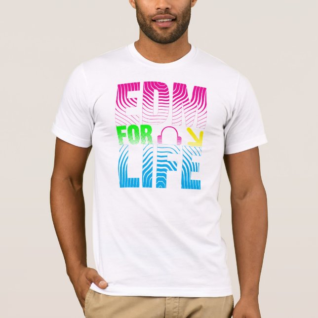 EDM för livskjorta T-shirt (Framsida)