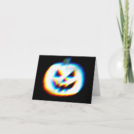 EDM Glitchig Vit Pumpa Kort