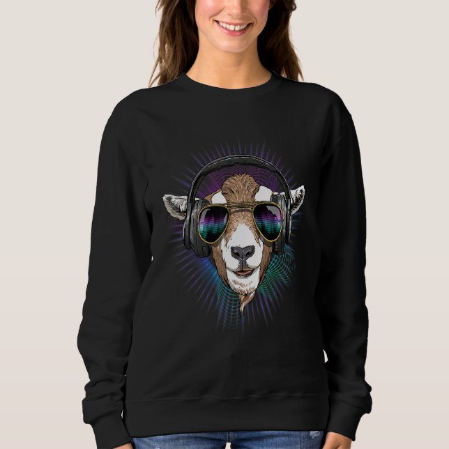EDM House Music DJs Goat Music  Music Artist Farme T Shirt (Framsida)