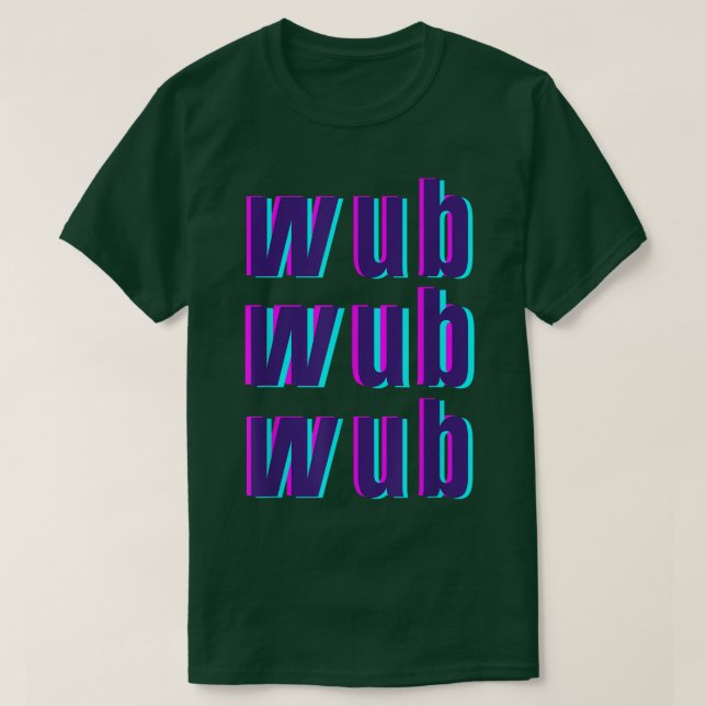EDM Music Festival Rave Dubstep Riddim T-Shirt (Design framsida)