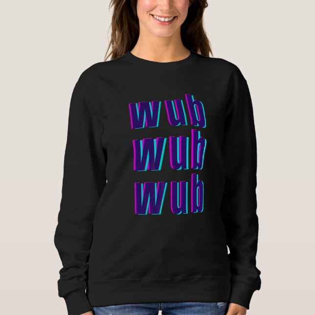 Edm Musik Festival Rave Dubstep Riddim T Shirt (Framsida)