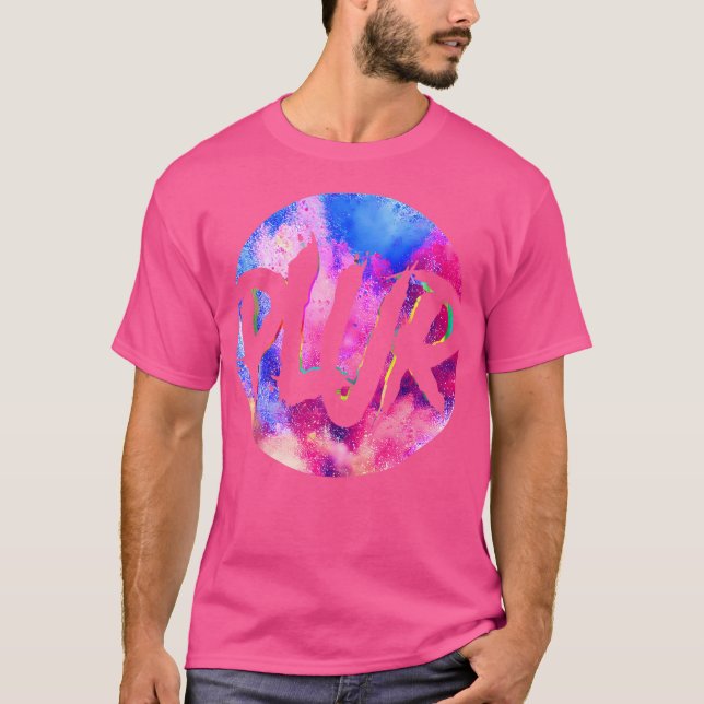 Edm Plur Kandi Kid Techno Hardstyle Dubstep T Shirt (Framsida)