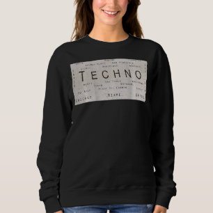 Edm Techno underjordiska grottor på baksidan T Shirt