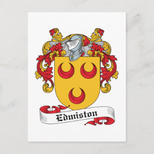 Edmiston Family Crest Vykort