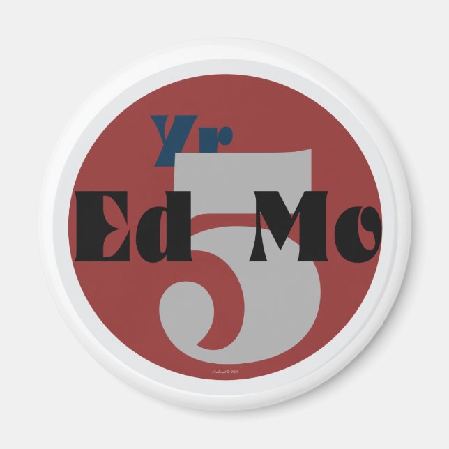 EdMo Yr5-magnet Magnet (Framsidan)