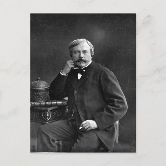 Edmond de Goncourt Vykort (Framsida)
