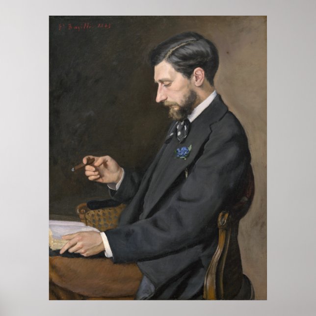 Edmond Maître - Frédéric Bazille Fine Art Poster (Framsidan)